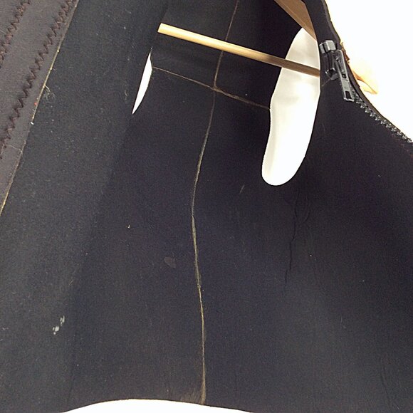 Vintage Cabelas Neoprene Camo Dog Vest Hunting Sydney Nebraska 80s Zip Size XXL - Picture 8 of 9